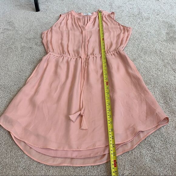 𝅺ARITZIA Babaton Benedict silk dress blush pink Sz M🔥 - Picture 12 of 15